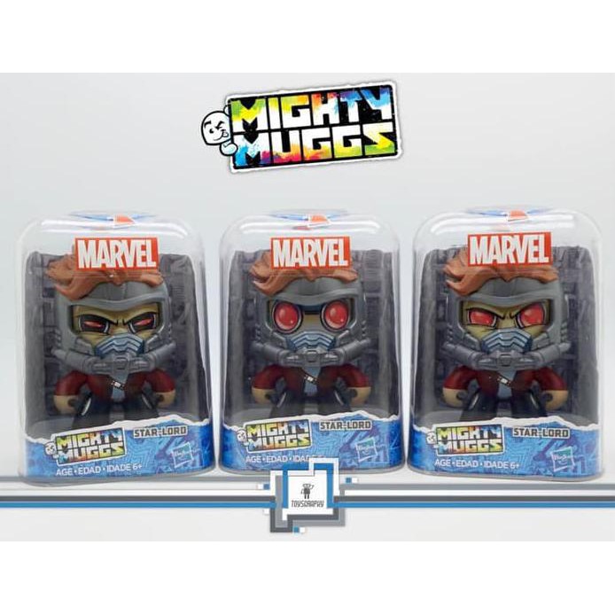 Mighty Muggs - Starlord/ Bisa Ganti Wajah / No Funko Pop Gotg