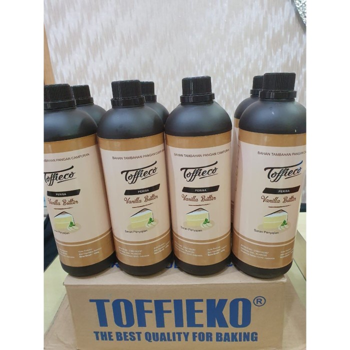 

Ht662D Toffieco Pasta Vanilla Butter Kemasan 1 Kg = 1 Liter - Murah !! Ht5H