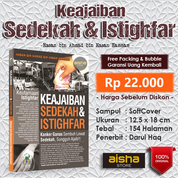 Keajaiban Sedekah dan Istighfar - Darul Haq  Shopee Indonesia