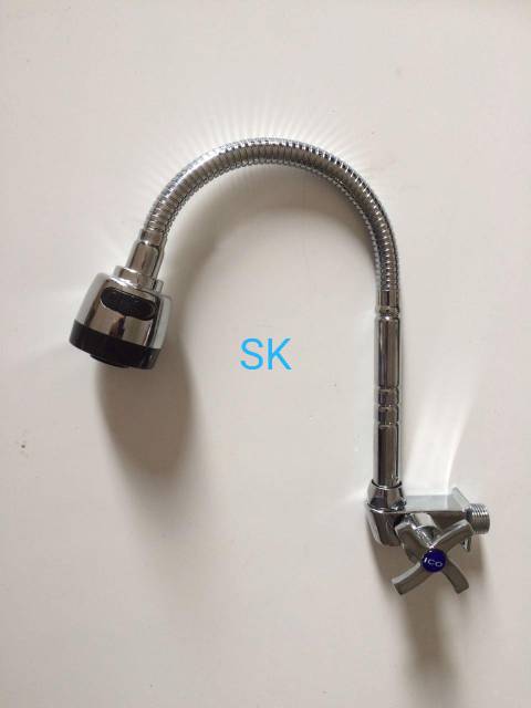 Kran Air Angsa Fleksibel - Kran Angsa Pipa Biasa - Kran Dapur - Keran Cuci Piring Bagus MURAH