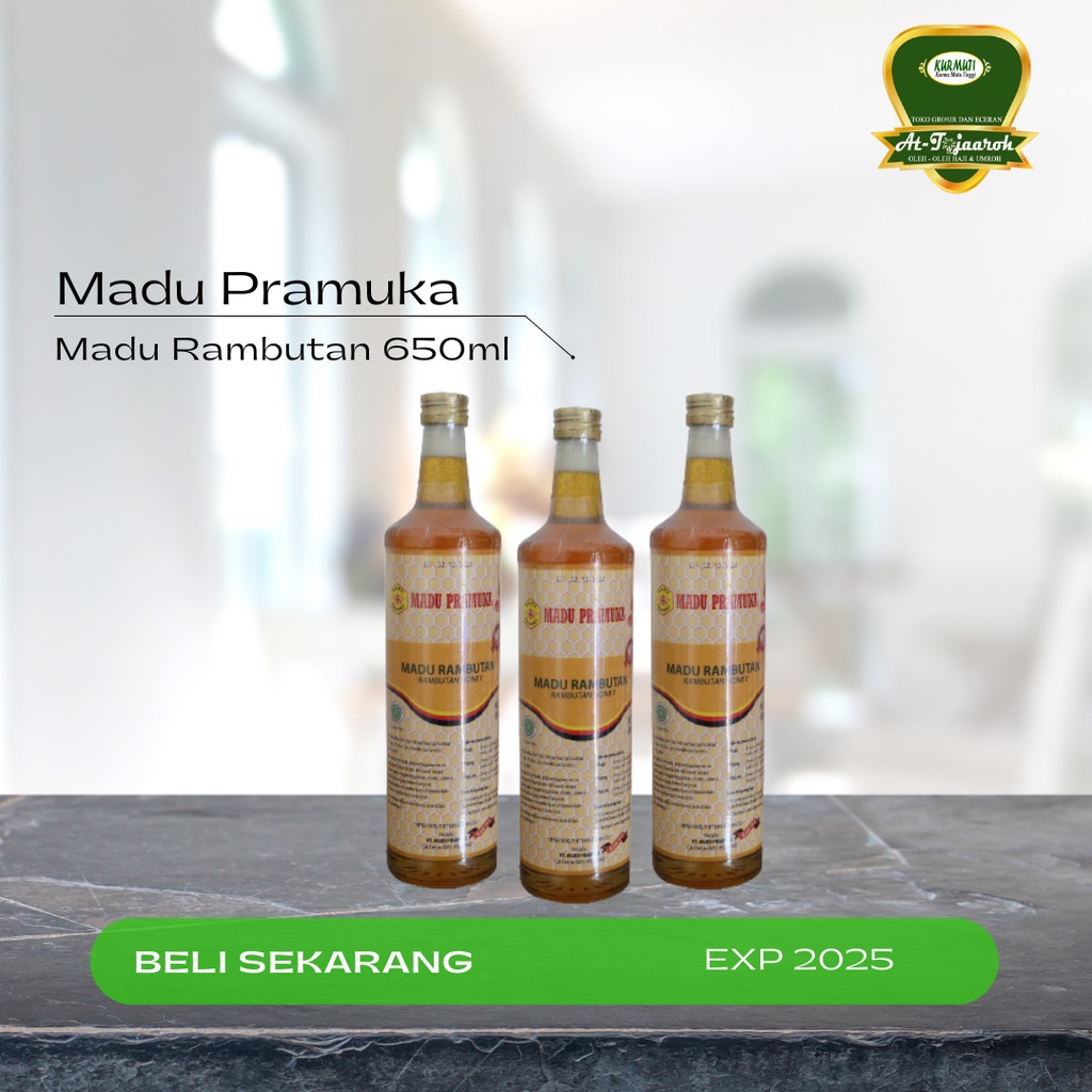 

MADU RAMBUTAN PRAMUKA 650 GRAM