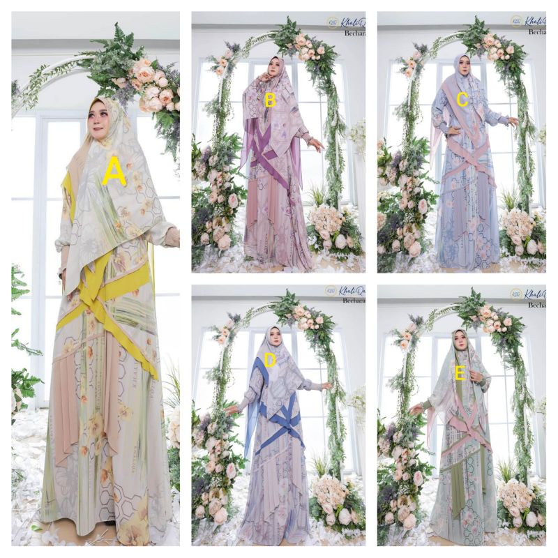 GAMIS BECHARA SET SYARI ORI BY ALZHEA / GAMIS DEWASA GAMIS MOTIF / GAMIS CERUTY TERBARU MEWAH / GAMI