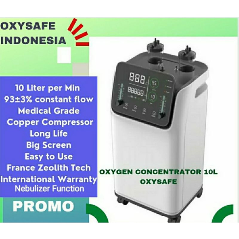 Oxygen Concentrator 10L , Medical , Oxysafe , ZY-10AW