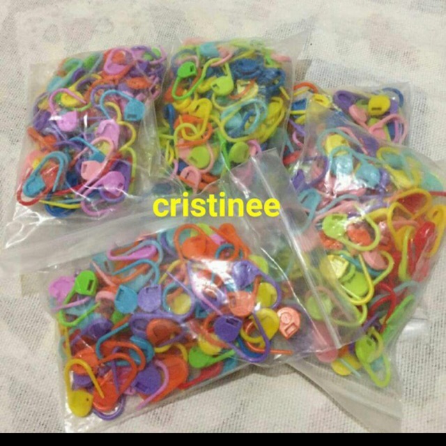 PROMO !!! Stitch marker/penanda rajutan ( 12 pcs)