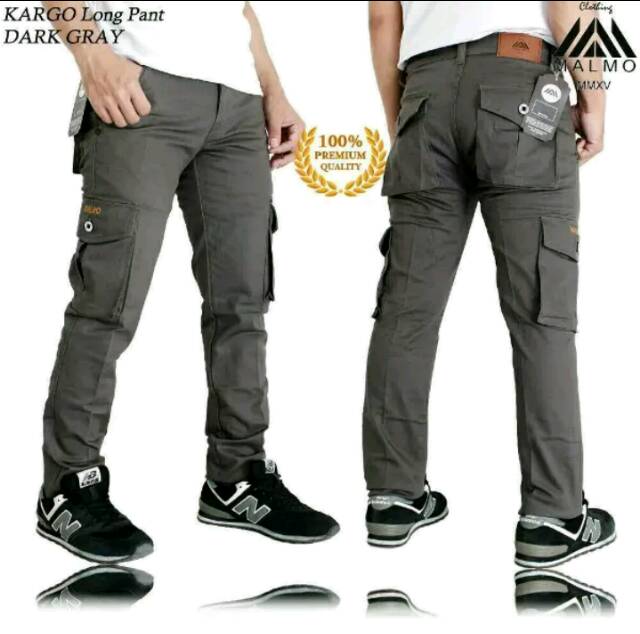 Celana cargo pria cargo long pants cargo panjang