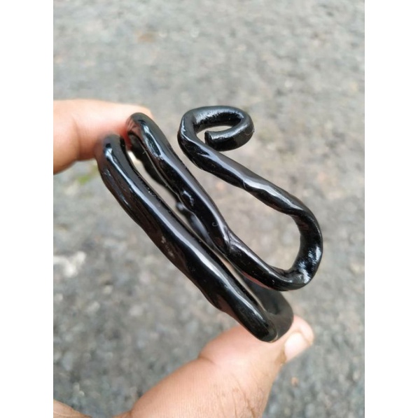 Akar Bahar hitam gelang akar Bahar hitam motif unik