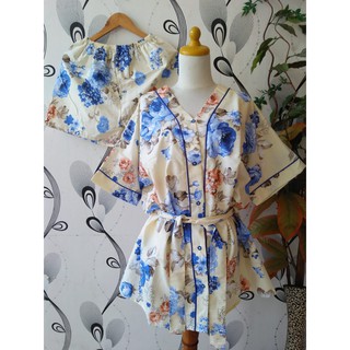 KIMONO BAJU TIDUR PIYAMA SETELAN CELANA KATUN JEPANG CVC KIMONO BAJU TIDUR PIYAMA SETELAN CELANA KATUN JEPANG CVC