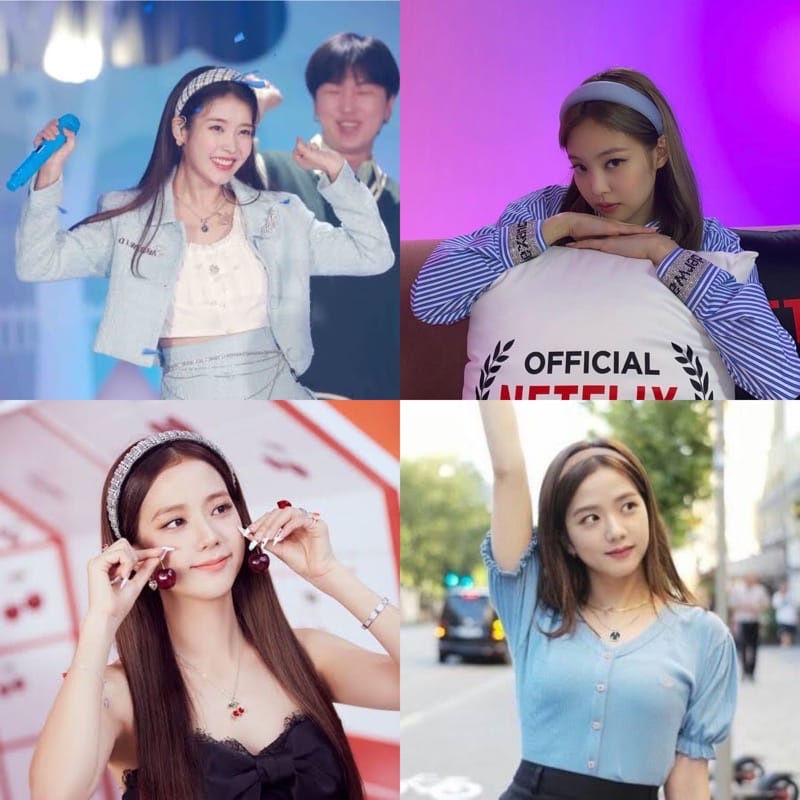 Bando Head Band Korea yang Trendy Jisoo Jennie BLack Pink Ji Hyun Bando Korean