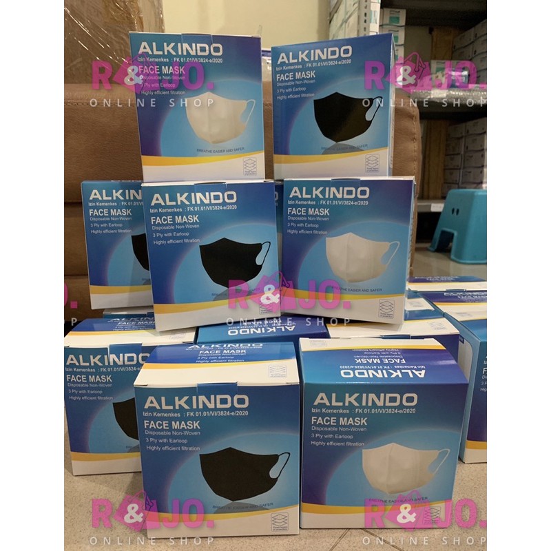 MASKER DUCKBILL IMPORT 3PLY FACE MASK ALKINDO