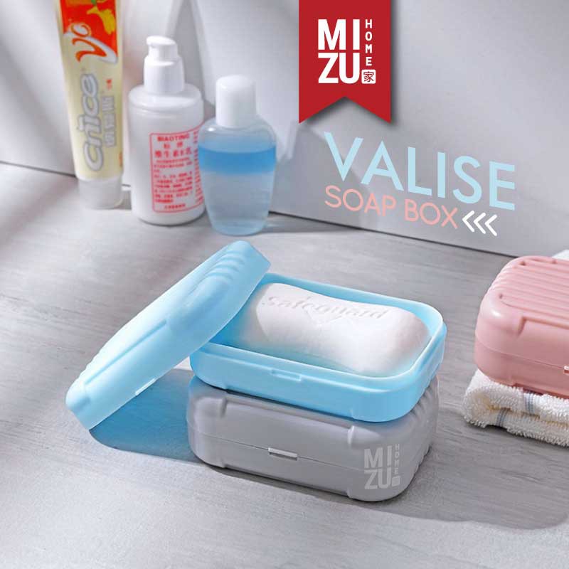 VALISE Soap Box Travel Bar Soap Dish Kotak Sabun Tempat Piring Sabun