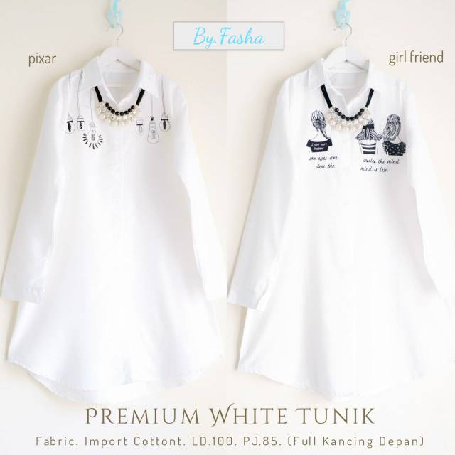WHITE TUNIK