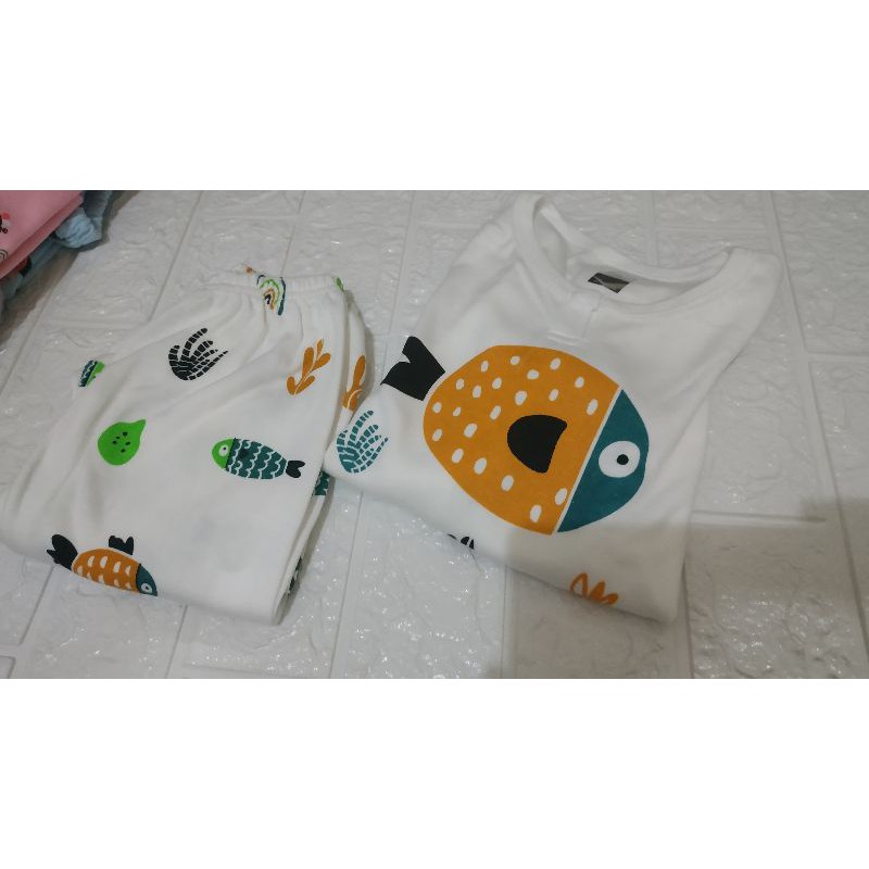 Kazel Piyama Girl Bird Edition -Warna Putih Burung Size Xl