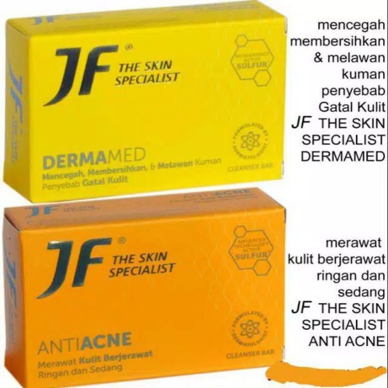 JF SULFUR SABUN MUKA/JF SULFUR ANTI ACNE/Sabun Wajah