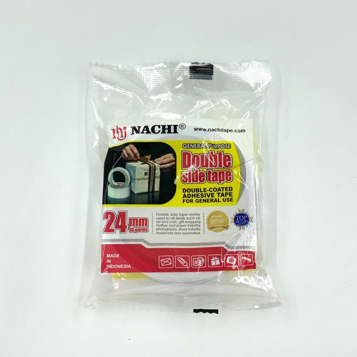 

Isolasi Selotip 2 Sisi Double Side Tape Nachi 1" Inch 24 mm x 10 Yard