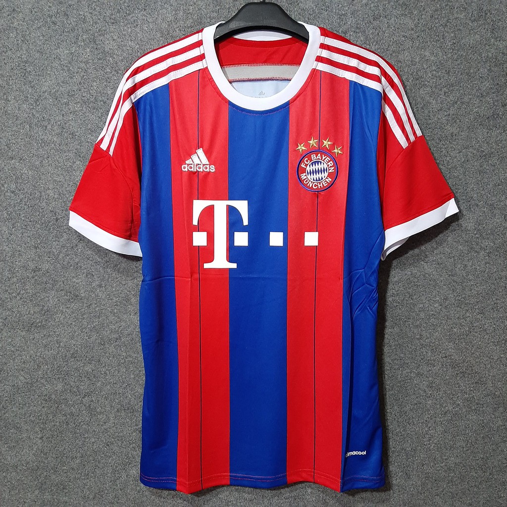 Jersey Bola Bayern Munchen Home 2014 2015 Grade Ori Thailand Retro Munich 14 15 Shopee Indonesia