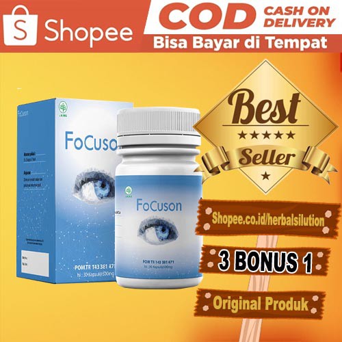 OBAT MATA FOCUSON HERBAL ALAMI = OBAT FOCUSON ORIGINAL - UNTUK MENGATASI MATA KATARAK DAN RABUN