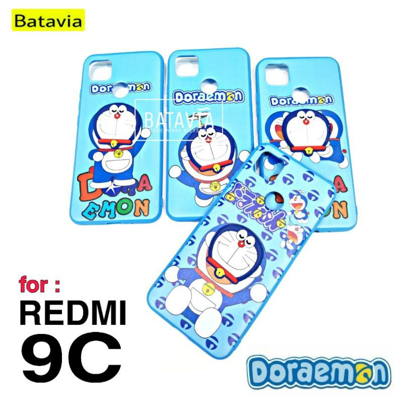 Case Motif Doraemon Xiaomi Redmi 9C Softcase Karakter Doraemon Terbaru