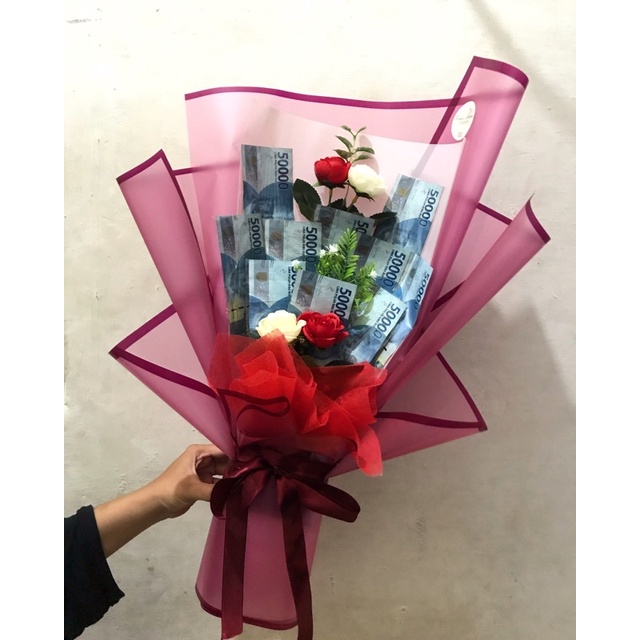 Bucket Uang Asli 500rb / Buket Duit Asli Ready Stock