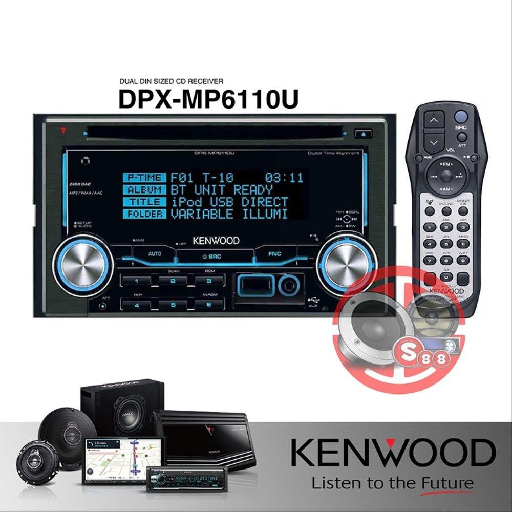 Kenwood DPX-MP6110U Built in DTA Time Alignment tool and parts