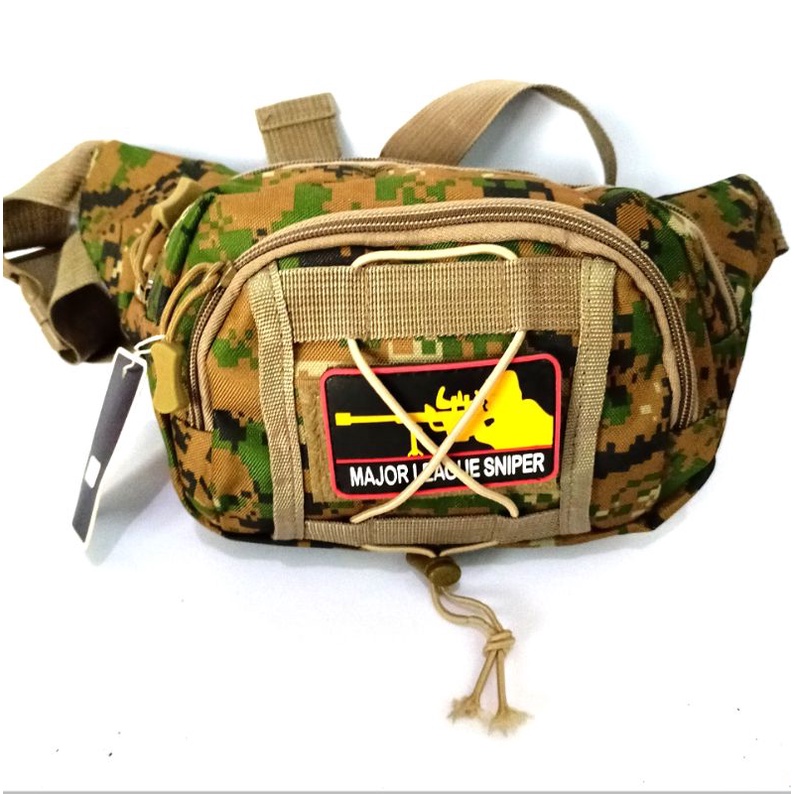 tas selempang waist bag - waiatbag tactical army import marpat