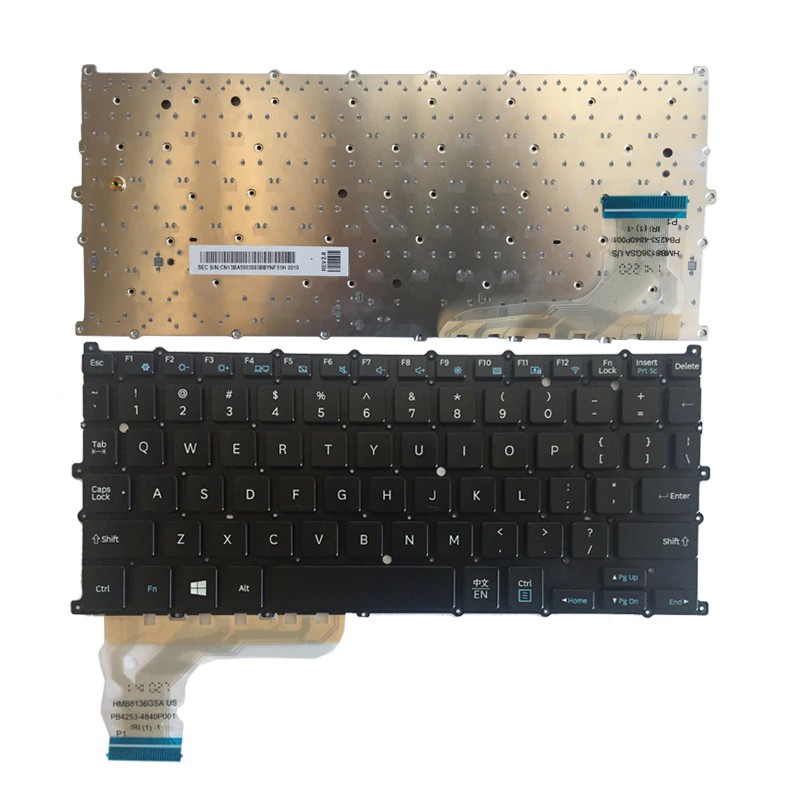 IMPORT NEW US Laptop Keyboard For Samsung 930X2K NP930X2K US keyboard black
