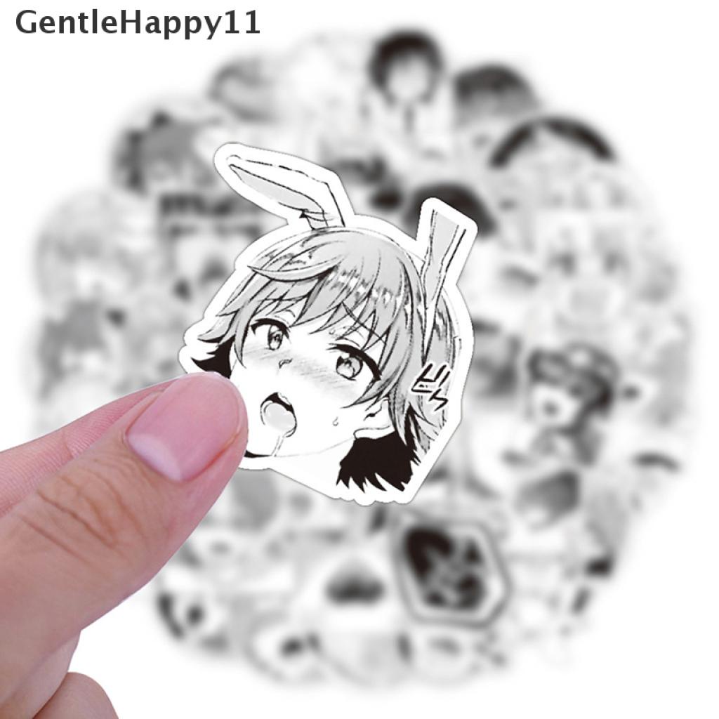 Gentlehappy 52pcs Stiker Motif Kartun Perempuan Sexy Untuk Dekorasi Laptop Adesivos