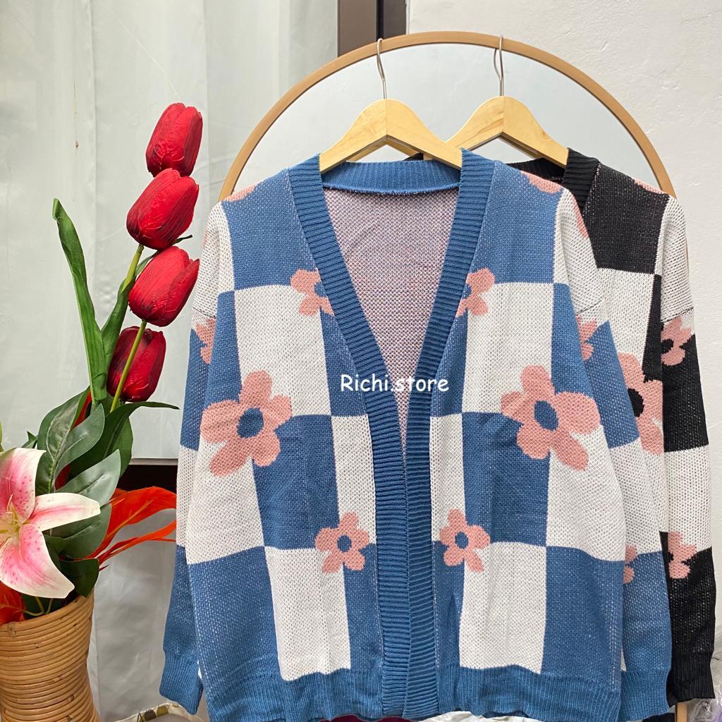 CAMELIA OUTER RAJUT FLOWERS TERBARU