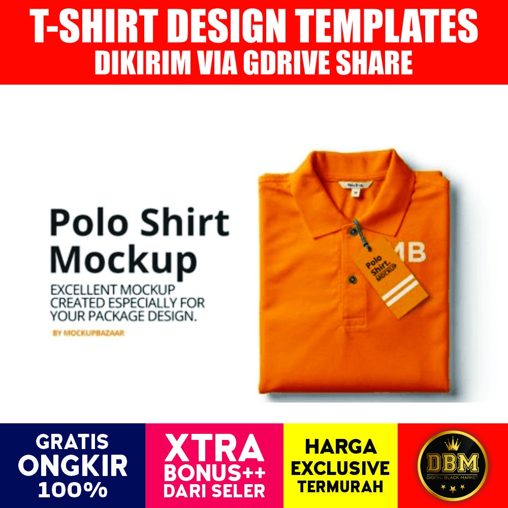 Polo Shirt Mockup - Adobe Photoshop