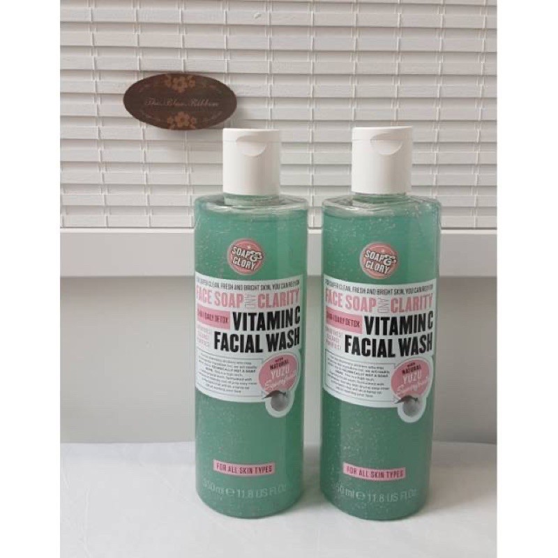 AUTHENTIC MADE IN UK !! SOAP AND GLORY VITAMIN C FACIAL WASH