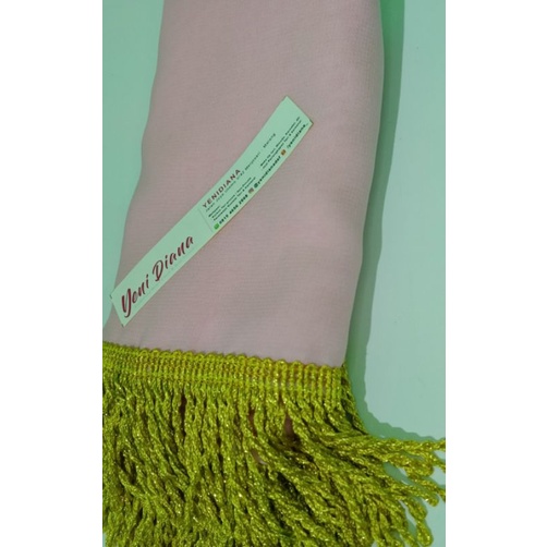 Panjang 3Meter Selendang Tari /Sampur tari (Lebar 36cm)-Pink