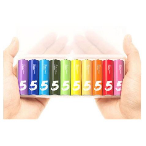 [BATRAI] - Xiaomi Zi5 Batu Baterai Alkaline AA Battery 10 PCS - Multi-Color