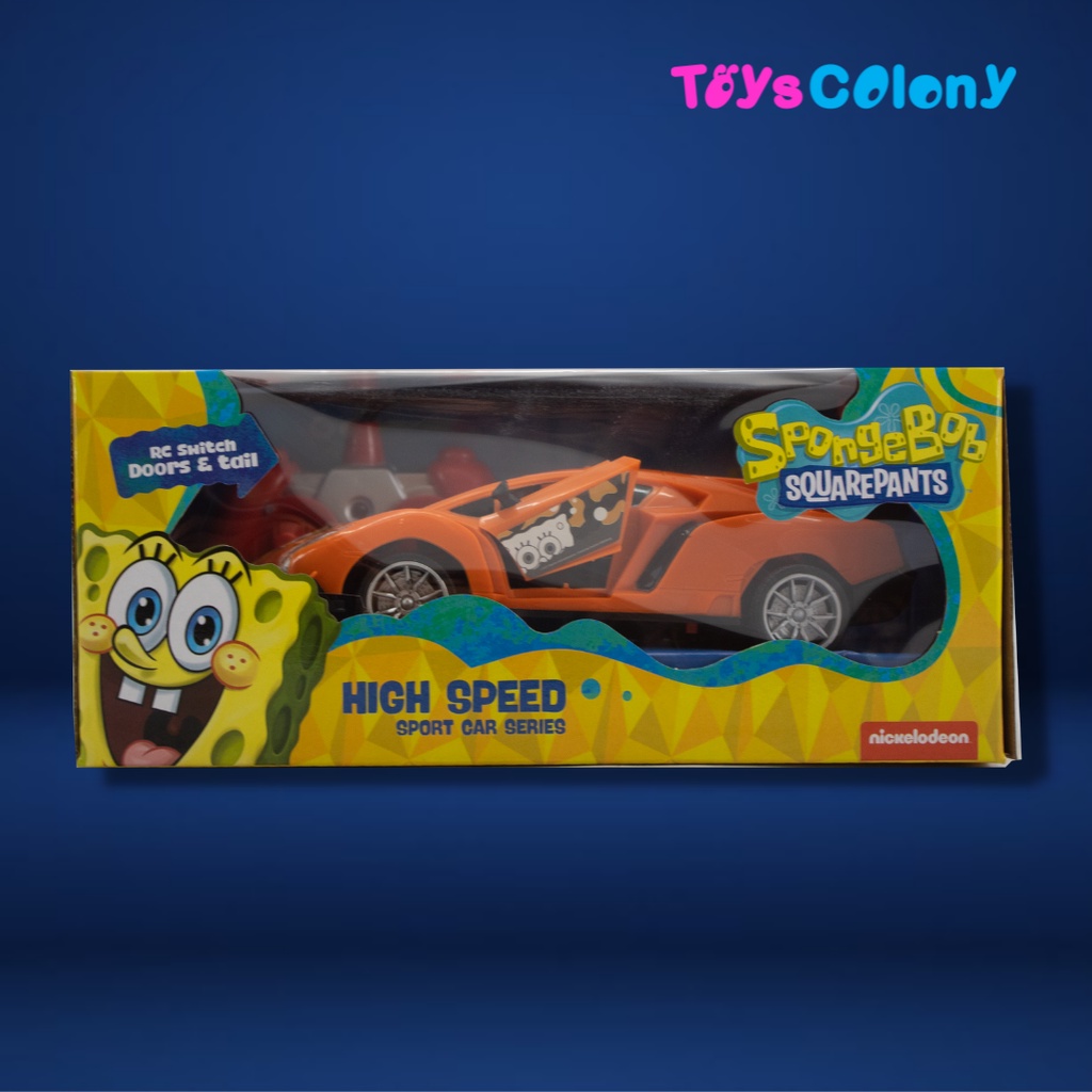 MOBIL REMOTE CONTROL RC FERARRI SPORT CAR SPONGEBOB SB 1382-9