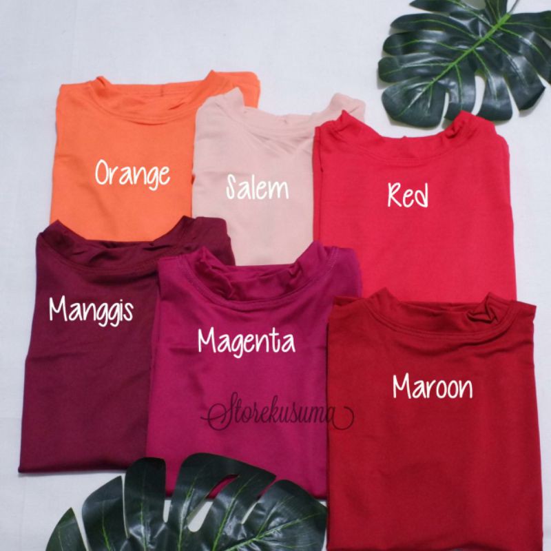 Manset Kaos Anak Bahan Balon Sutra Ukuran M