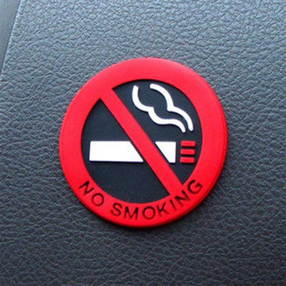 EMBLEM MOBIL NO SMOKING. STIKER MOBIL NO SMOKING