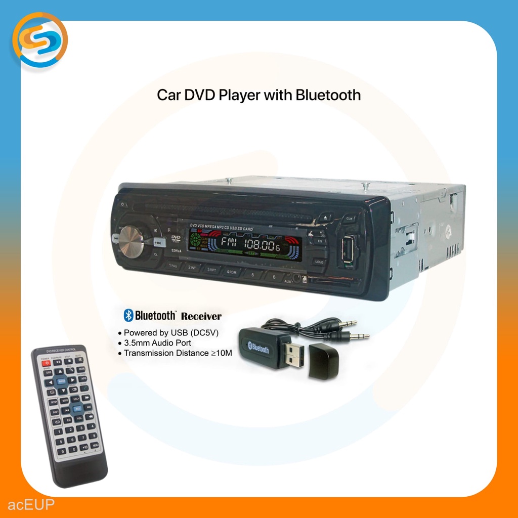 car dvd player with bluetooth