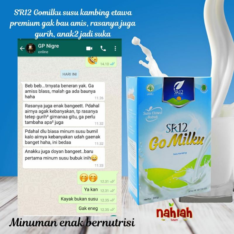 

SUSU KAMBING ETAWA GOMILKU SR12