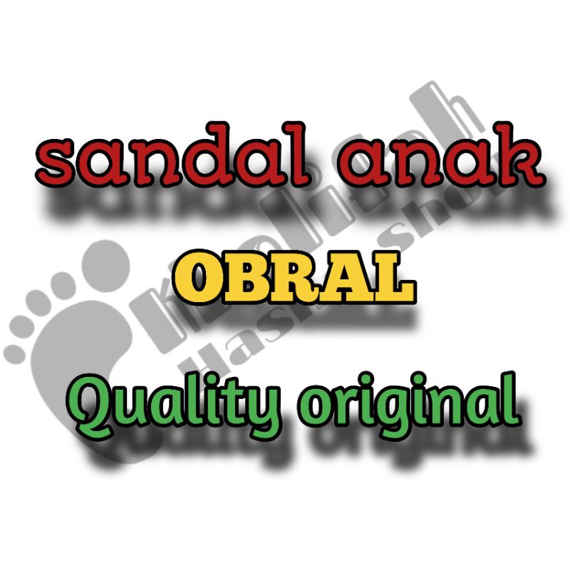 cuci gudang sandal anak di obral serba 5k