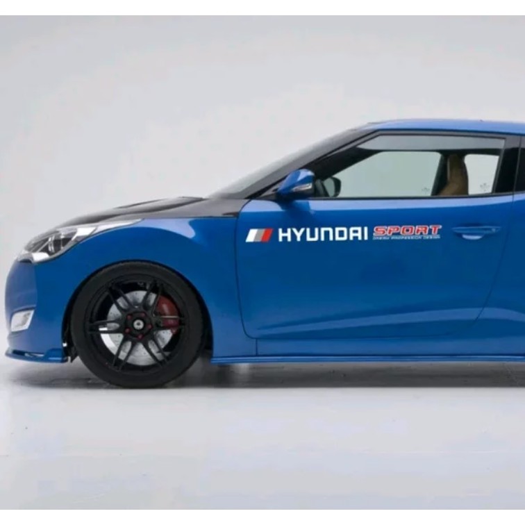 Promo Terlaris Sticker Mobil Hyundai Stiker Hyundai Sport Body Samping