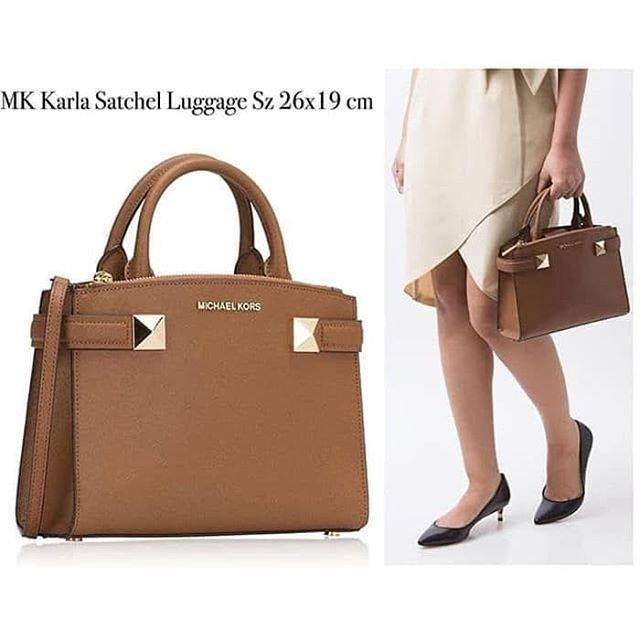 Tas MK Karla Satchel Luggage