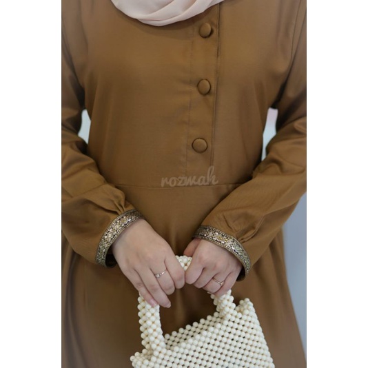 GAMIS KHAKI PEMDA ORI BY ROZWAH /PDH/PNS BAHAN TOYOBO/COD/gamis guru/SEARAGAM GURU GAMIS PEMDA/GAMIS COKLAT GURU/GAMIS PNS/GAMIS PDH