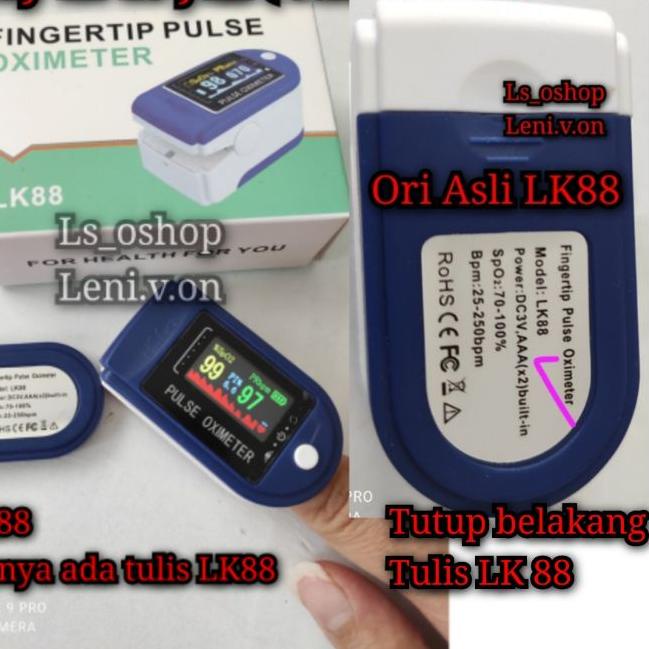 ♧ T.5 Oximeter Oxymeter TFT LK87 ,LK88 , LK89 , A2 Fingertrip Pulse Alat Pengukur Oksigen Darah Akur