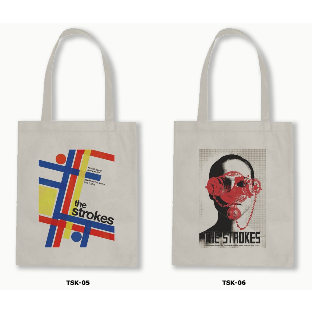 TOTE BAG BLACU - THE STROKES