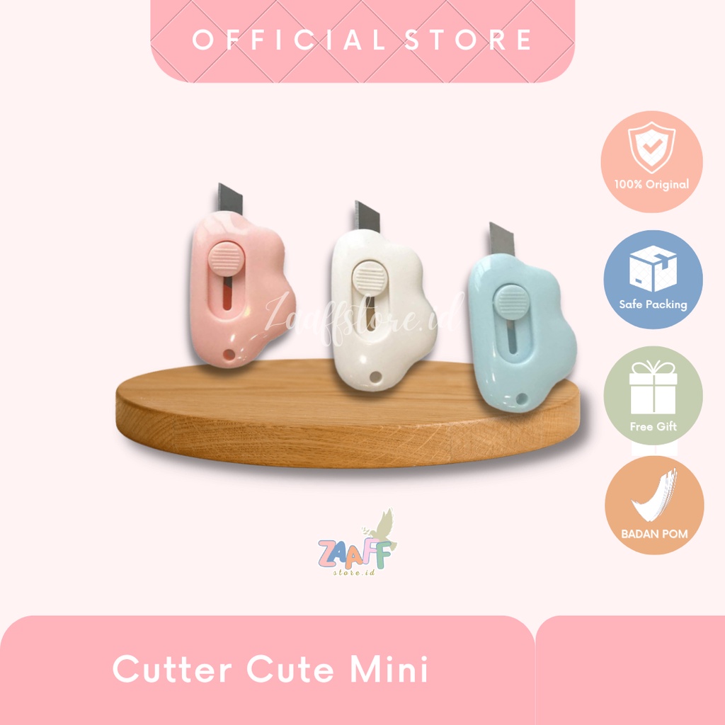 

CUTTER CUTE CUTTER MINI CUTTER KERTAS MINI PISAU PEMOTONG KERTAS MINI PORTABLE / CUTTER MINI UNTUK ALAT TULIS