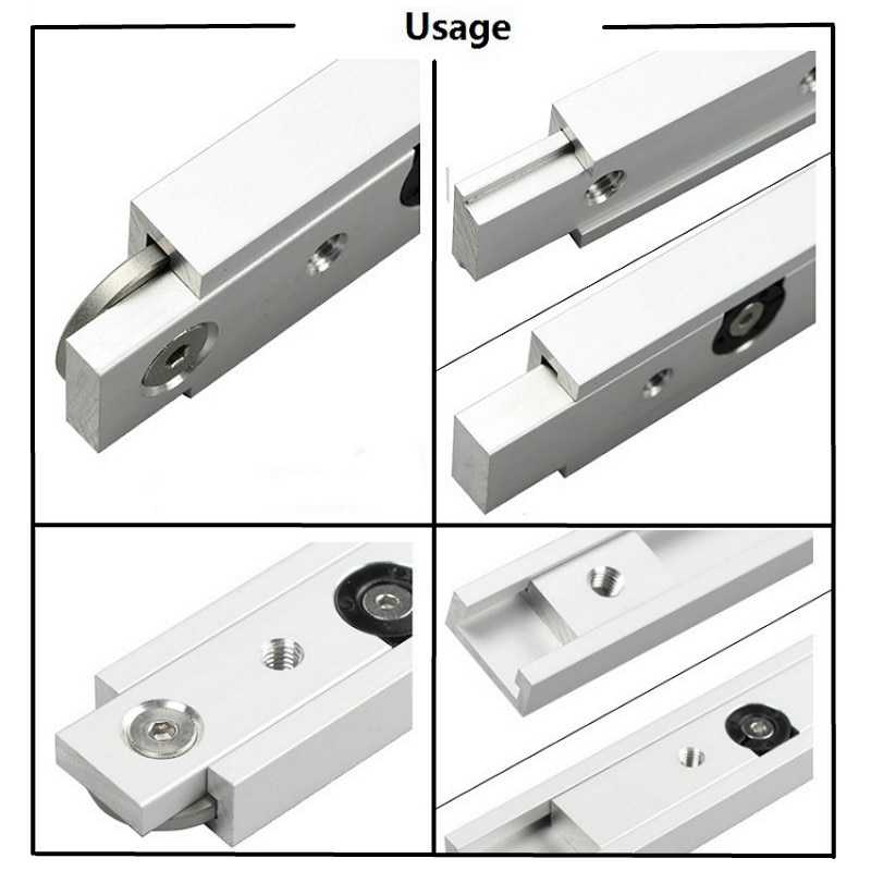 FatihShop FNICEL T-tracks Slot Miter Slider Bar Woodworking with Retaining Ring