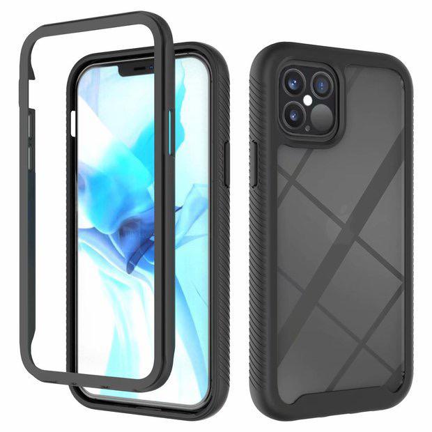 Full body rugged Clear Bumper case Iphone 7 8 7+ 8+ Plus SE X Xs Xr Max 11 12 Pro Max FH17