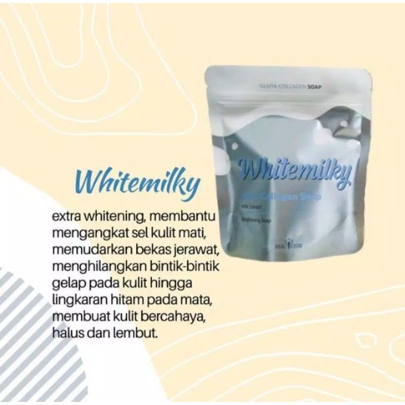 Gluta milky whitening soap [sabun viral]