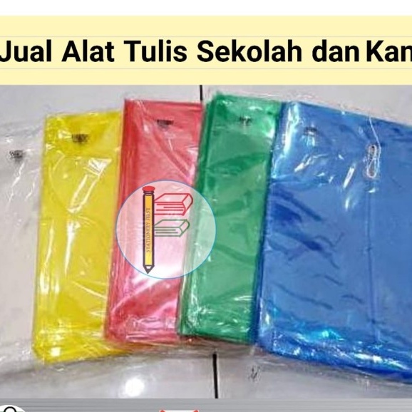 

Map Amplop Plastik Tali Kancing Folio Transaparan Folder One Felix