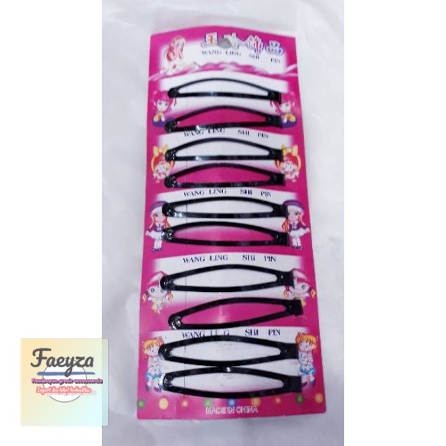grosir  Jepit rambut 10 pcs tiptop kecil polos.