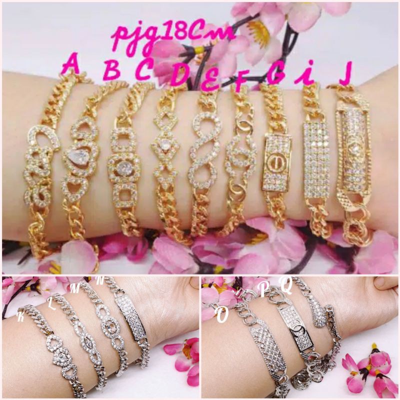 Gelang tangan permata aneka model ♡KIRIN♡