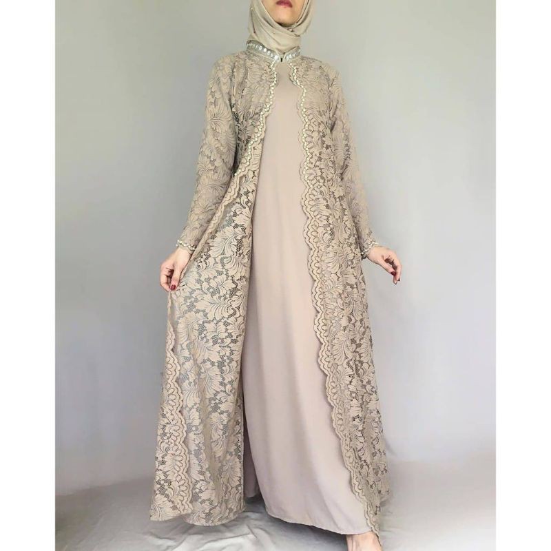 BILQIS DRESS/FULL BRUKAT/GAMIS BRUKAT